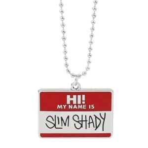 Rip-Hop Rapper Eminem Tag Pendant Necklace